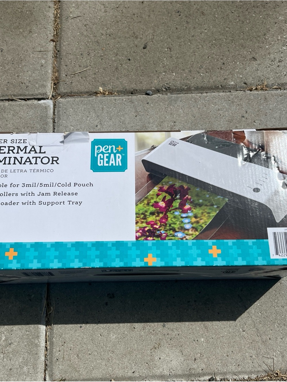 pen+GEAR Thermal Laminator in White and Teal